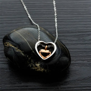 Double-Heart Urn Necklace