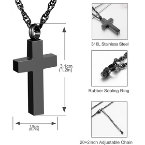 Cross Urn Necklace