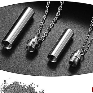 Titanium Steel Urn Necklace