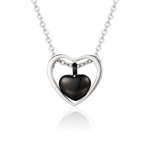 Double-Heart Urn Necklace