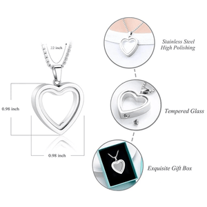 ForeverIn™ Urn Pendant Necklace Tk04 - ForeverIn Heart
