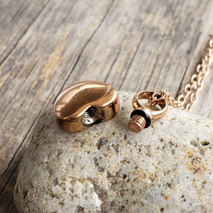 Double-Heart Urn Necklace