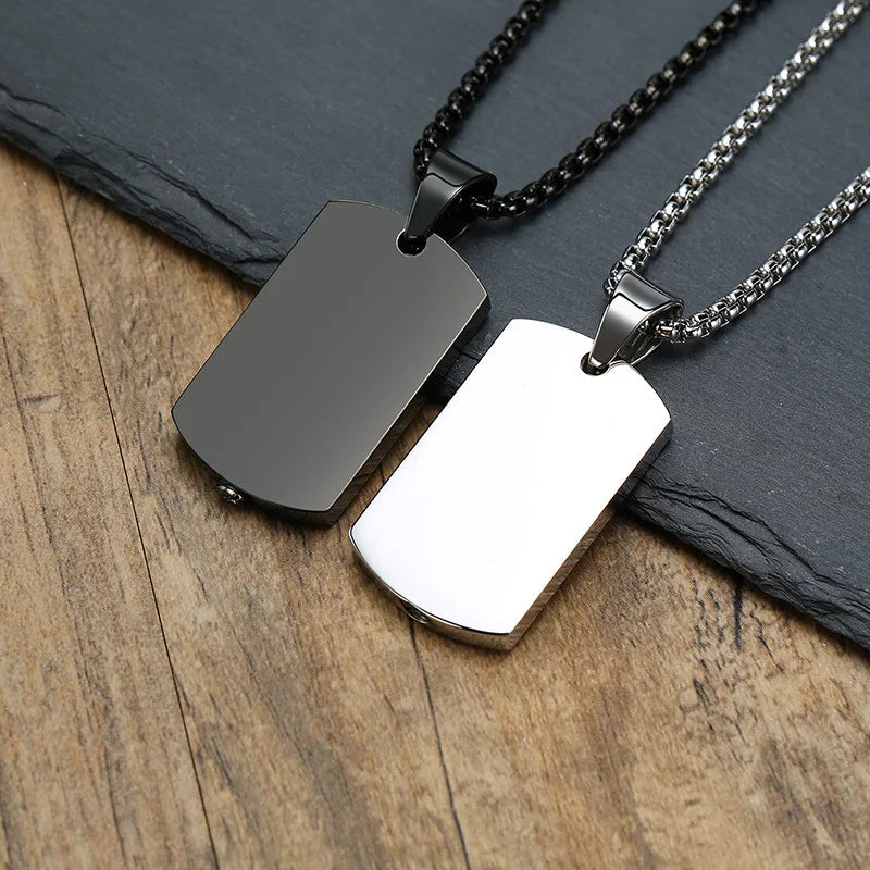 Tag Container Urn Necklace