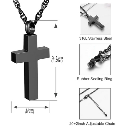Cross Urn Necklace