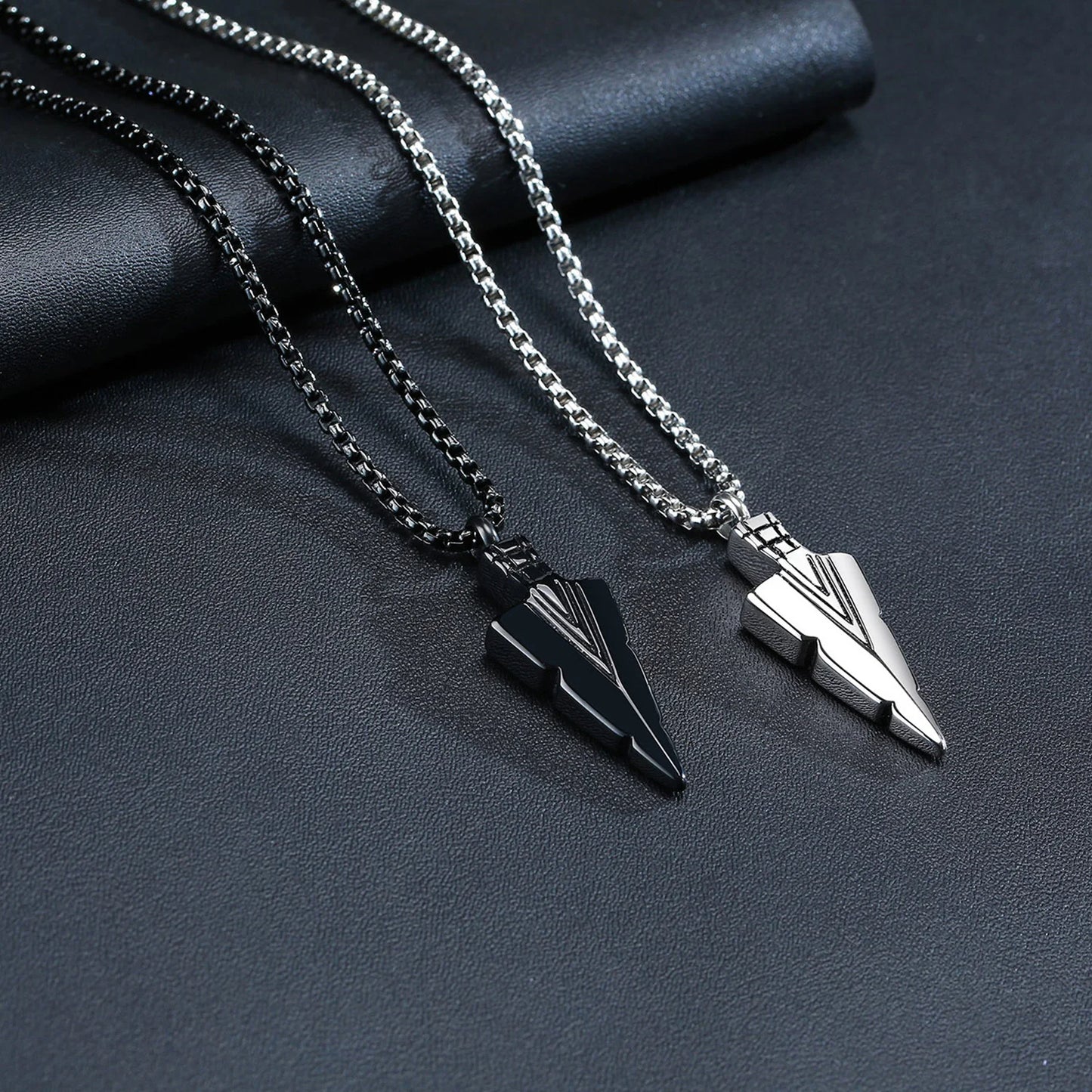 Tribal Arrowhead Urn Necklace