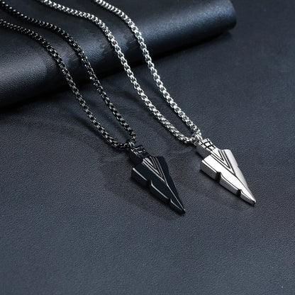 Tribal Arrowhead Urn Necklace