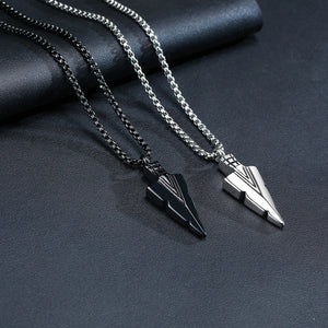 Tribal Arrowhead Urn Necklace