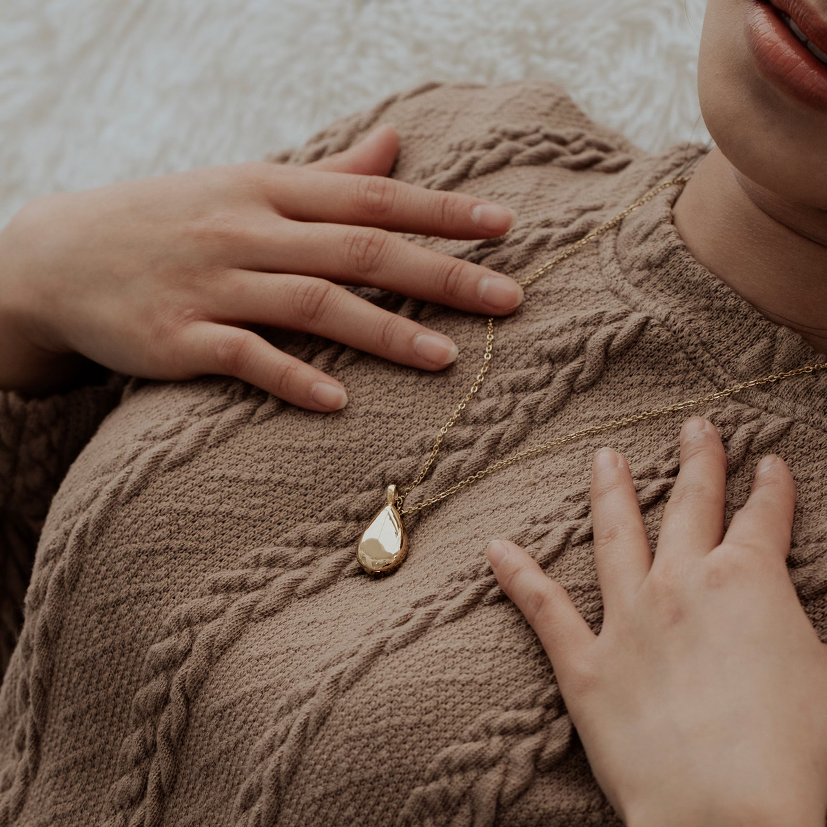 Teardrop Urn Necklace