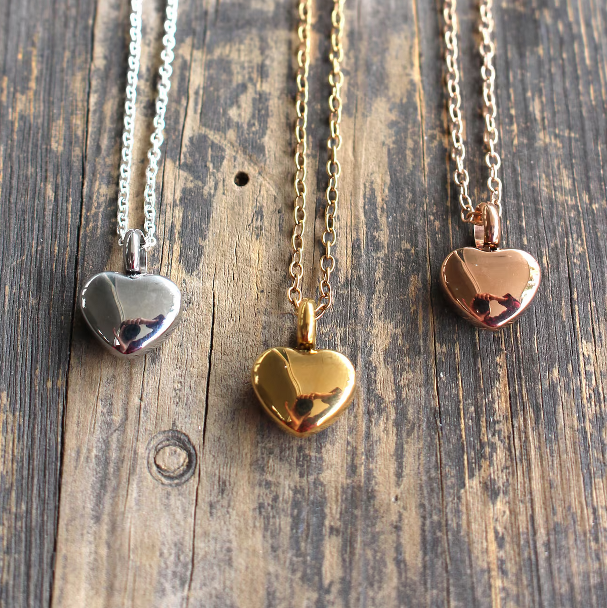 Mini-Heart Urn Necklace