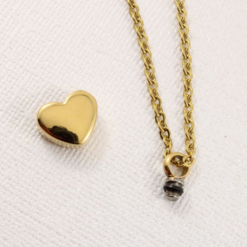 Mini-Heart Urn Necklace