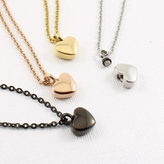 Mini-Heart Urn Necklace
