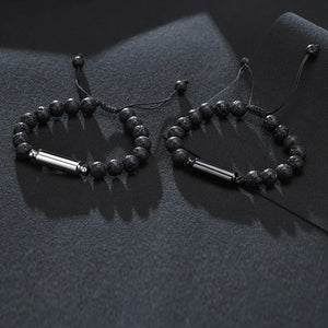 Lava Stone Beads Urn Bracelet