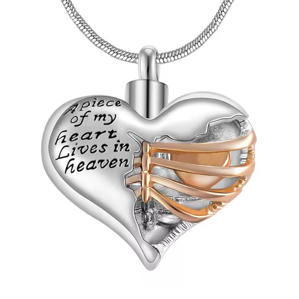 Rib Cage Urn Necklace